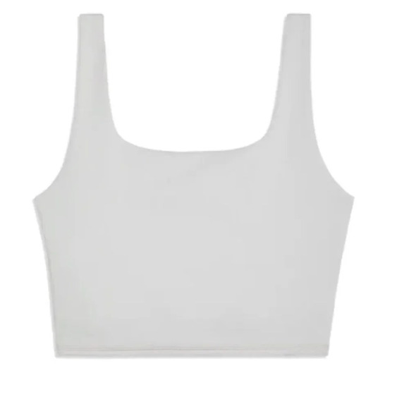 WeWoreWhat Tops - WeWoreWhat STRAIGHT NECK CROP TOP